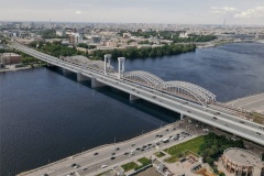 Новый разводной мост в составе ШМСД появится на границе Красногвардейского района в 2028-2029 годах.