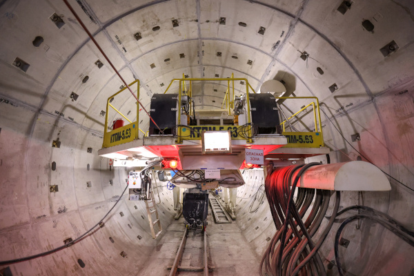 Запуск двух проходческих щитов на строящейся Красносельско-Калининской линии Петербургского метрополитена (Линия 6)