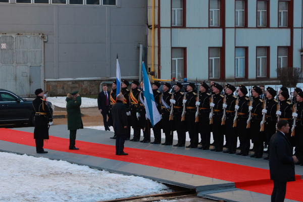 Старт принятию в состав ВМФ России построенного на петербургском судостроительном заводе «Северная верфь» фрегата «Адмирал Головко»
