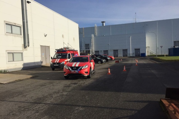 Учения на заводе Nissan