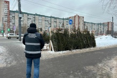 За последнюю неделю декабря от незаконных ёлочных базаров, торговых прилавков и павильонов освобождено 30 земельных участков в 9 районах города