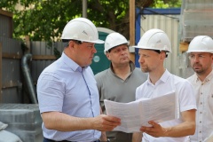 Председатель Жилищного комитета совместно с заместителем главы района посетили Кондратьевский жилмассив