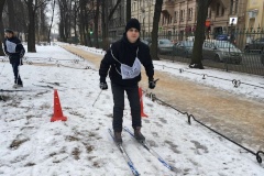 Лыжные гонки в Таврическом саду