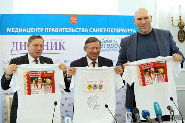 Пресс-конференция, посвящённая VIII турниру по боксу среди юношей на призы Чемпиона Мира среди ипрофессионалов в супертяжёлом весе Николая Валуева