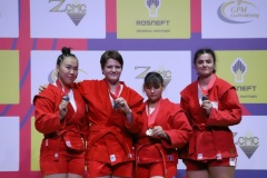 Петербургские самбистки – победительницы чемпионата мира