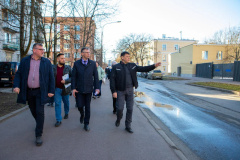 Председатель Жилищного комитета Денис Удод провел рабочий объезд Кронштадтского района