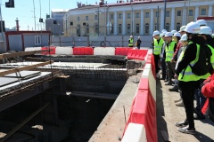 Процесс капитального ремонта на Биржевом мосту показали студентам ГАСУ