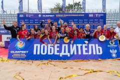 Петербургская команда «Звезда» – шестикратный чемпион России по пляжному футболу