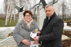 Калининский район посетила Салихат Гамзатова, дочь известного аварского советского поэта