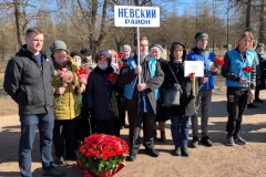 Представители Невского района приняли участие в мероприятиях, посвященных Международному дню освобождения узников фашистских концлагерей