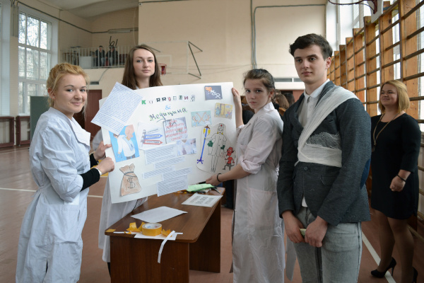 7 апреля - Новости учреждений.  Студенческая акция «Нет коррупции!» в Некрасовском педколледже