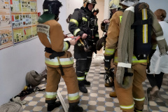Пожарные провели учения в больнице