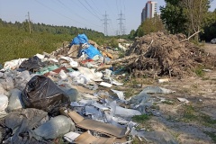 В Выборгском районе ликвидирована свалка