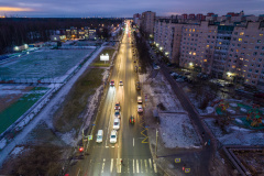 На улице Коммуны установлены 254 светильника нового поколения