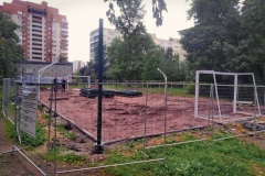 Спортивные площадки во Фрунзенском районе отремонтируют уже к концу 2021 года