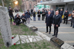Петербургская делегация почтила память журналистов, погибших при бомбардировках Белграда в 1999 году