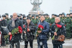 В Центральном районе состоялось возложение к памятнику Александра Васильевича Суворова