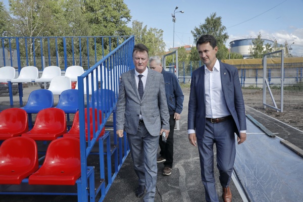 В Авиагородке завершается основной этап реконструкции стадиона