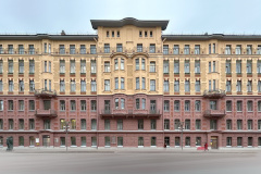 Завершен основной этап реставрации фасадов доходного дома А.Ю. Тами и С.М. Дейчмана на улице Правды