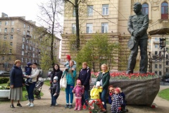 Возложение цветов к памятнику А.И. Маринеско