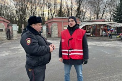 Дружинники Кировского района совместно с полицией обеспечивали безопасность во время праздника Крещение Господне