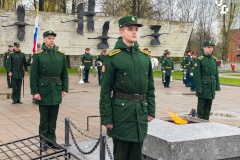 На Невском воинском кладбище «Журавли» состоялся траурно-торжественный церемониал, посвященный 80-й годовщине Победы советского народа в Великой Отечественной войне 1941-1945 годов