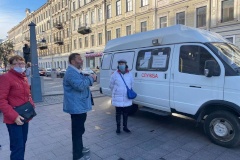 В Центральном районе появился мобильный пункт вакцинации от гриппа