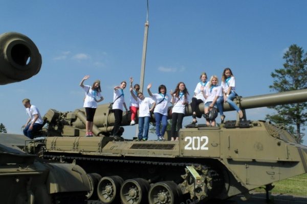 В "поезде памяти" участвовали лучшие их лучших