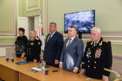 В Доме ветеранов почтили память морских пехотинцев, погибших при выполнении боевых задач