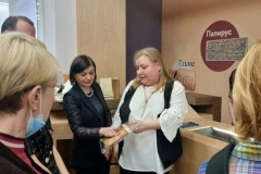 Методисты библиотек города познакомились с работой мультимедийного парка «Книжные истории» библиотеки «Переплет»