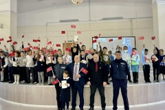 В школе № 153 Центрального района прошло профилактическое мероприятие с учащимися 1-2 классов по безопасности дорожного движения для пешеходов.