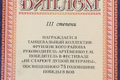 Фрунзенский район занял призовое место в городском фестивале