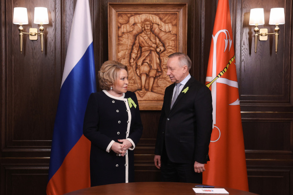 Рабочая встреча с председателем Совета Федерации Валентиной Матвиенко