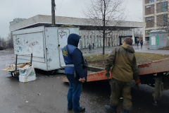 На территории Невского района прошел рейд по выявлению разукомплектованных транспортных средств