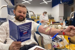 В Красногвардейском районе завершилась последняя донорская акция проекта «Культурное донорство» в этом году