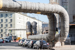 Продолжается реконструкция тепломагистрали «Полюстровская»: завершён монтаж временных трубопроводов для надёжного теплоснабжения 300 тысяч жителей двух районов на период модернизации основной сети