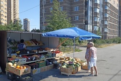 В Выборгском районе продолжаются рейды по незаконной уличной торговле