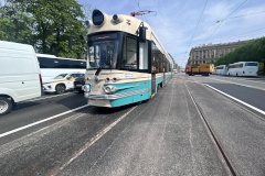 Завершился ремонт трамвайных путей на Троицкой и Суворовской площадях