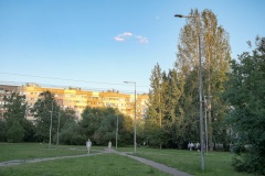 В квартале у станции метро «Гражданский проспект» появилось современное светодиодное освещение