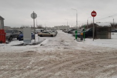 В Пушкинском районе построена новая перехватывающая парковка