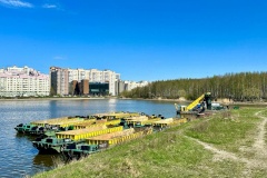 Сезон дноочистных работ 2024 года в Петербурге стартовал на Дудергофском канале