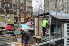 От незаконно размещенных торговых павильонов освобождено пять земельных участков в двух районах города
