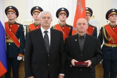Житель Приморского района удостоен ордена "За заслуги перед отечеством" II степени