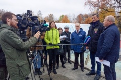Председатель КРТИ Сергей Харлашкин высоко оценил качество ремонта на мостах города
