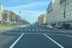 Дорожники обновили участок  на Московском проспекте