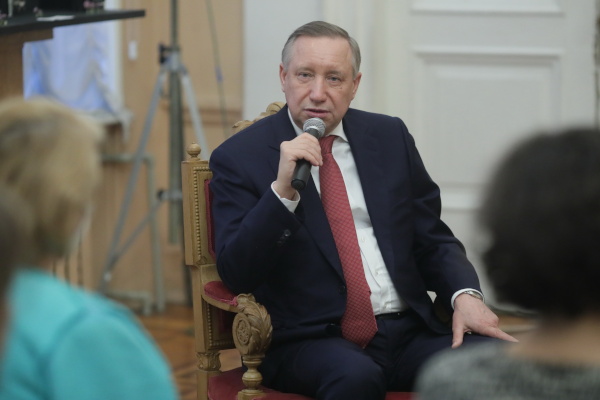 Встреча с членами правления Санкт‑Петербургского отделения Союза театральных деятелей Российской Федерации (Всероссийского театрального общества) и представителями театральной общественности города