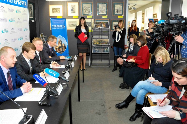 Пресс-конференция, посвященная началу температурных испытаний тепловых сетей на территории Санкт‑Петербурга