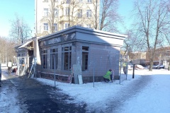 Четыре незаконных торговых павильона демонтированы на территории Фрунзенского и Красногвардейского районов