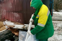 Несколько сотен люминесцентных ламп вывезли специалисты из Невского района