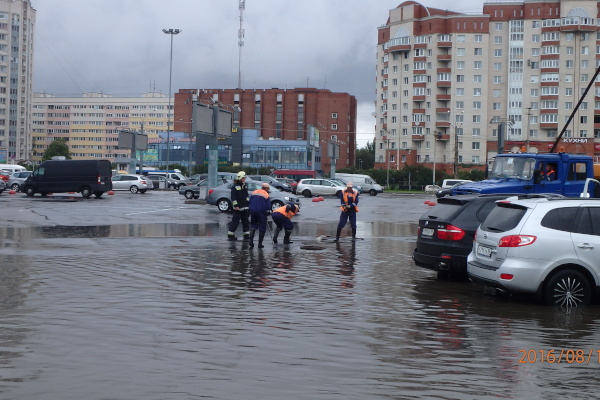Ликвидация последствий ливня